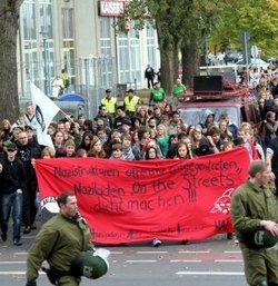 Antirassismusdemo in Hennigsdorf (Foto: Juri Eber)