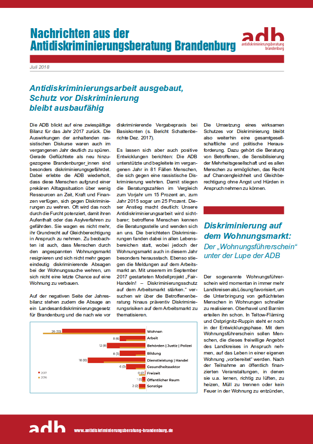 ADB-Nachrichten Juli 2018